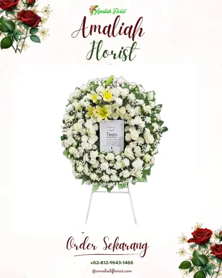 Krans Bunga Duka Damar Sari